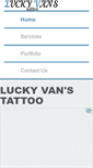 Mobile Screenshot of luckyvanstattoo.com